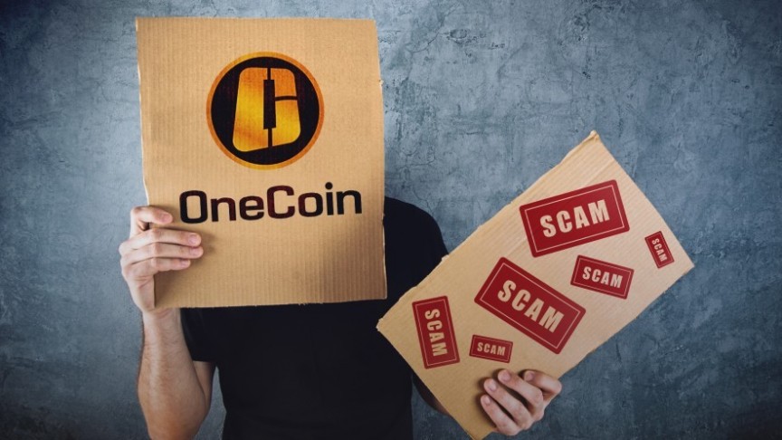 The twisted story and entanglements of the OneCoin Ponzi pyramid