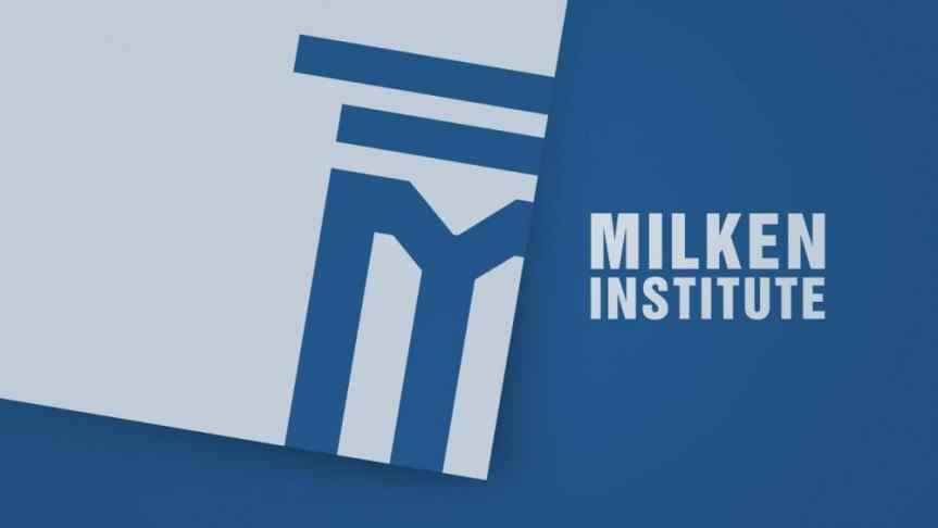 Reinterpretation of Milken Institute Global Conference logo