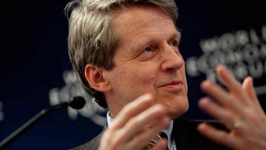 Closeup image of Robert Shiller, a Nobel Prize winning economist