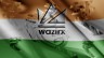 Wazrix name and logo on background of india flag